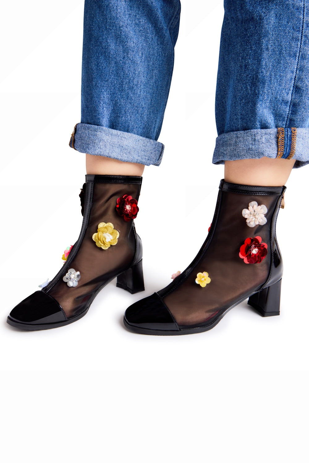 Javits Mesh Ankle Boots