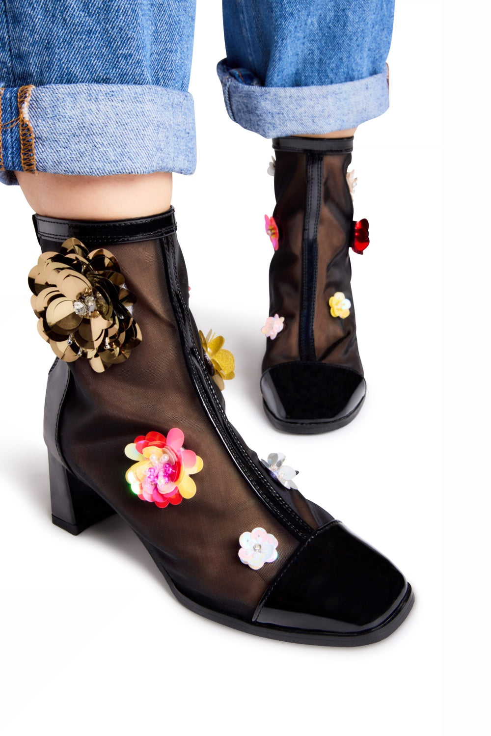 Javits Mesh Ankle Boots