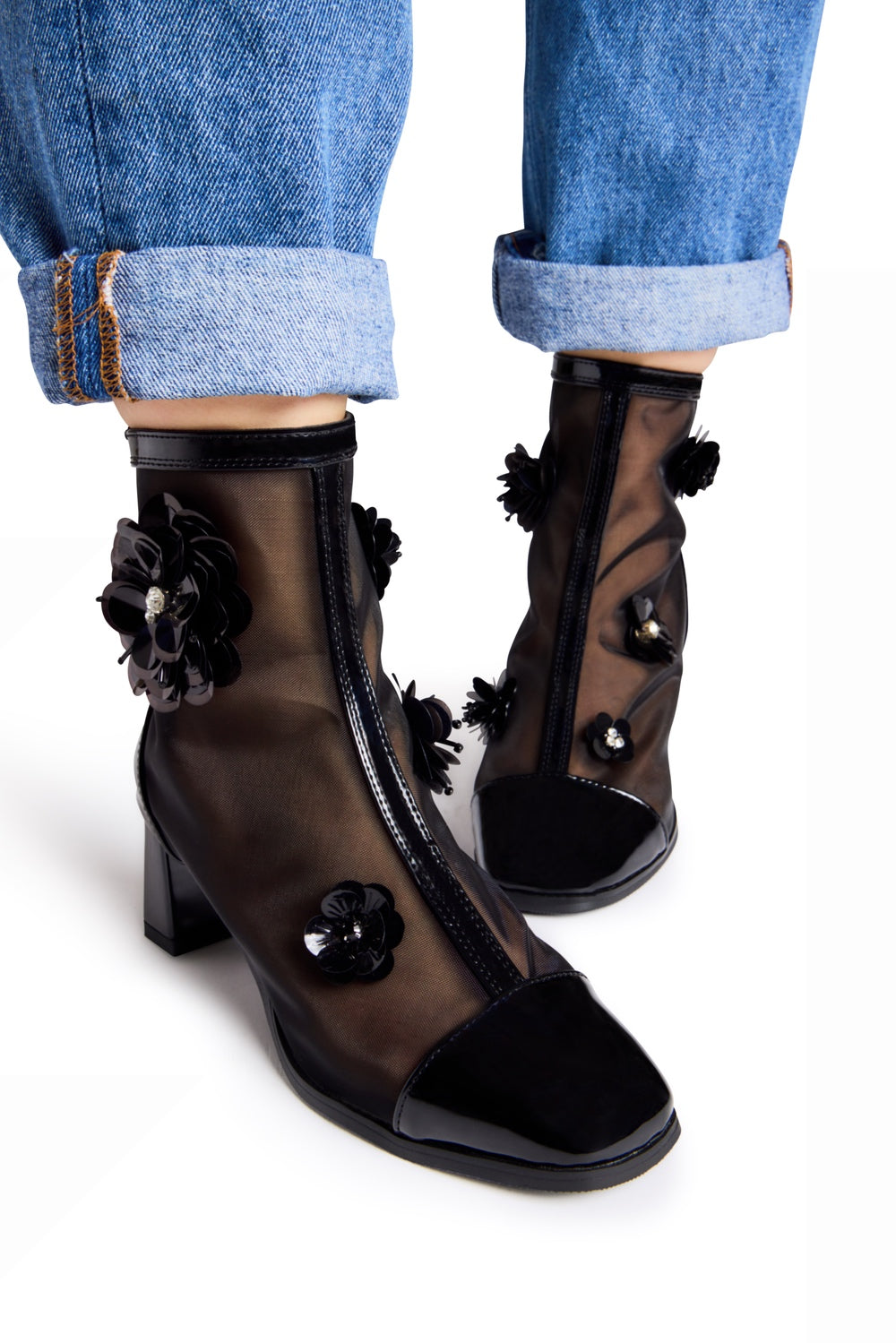 Javits Mesh Ankle Boots