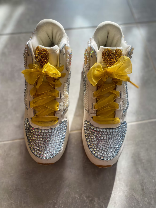 How to design and create your own custom bridal sneakers