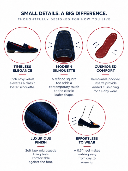 Bryant NYC Embellished Velvet Loafers