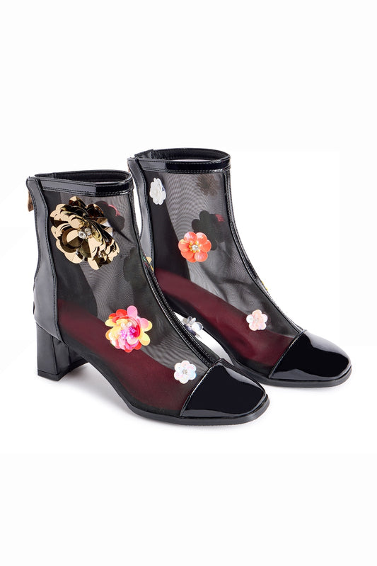 Javits Mesh Ankle Boots
