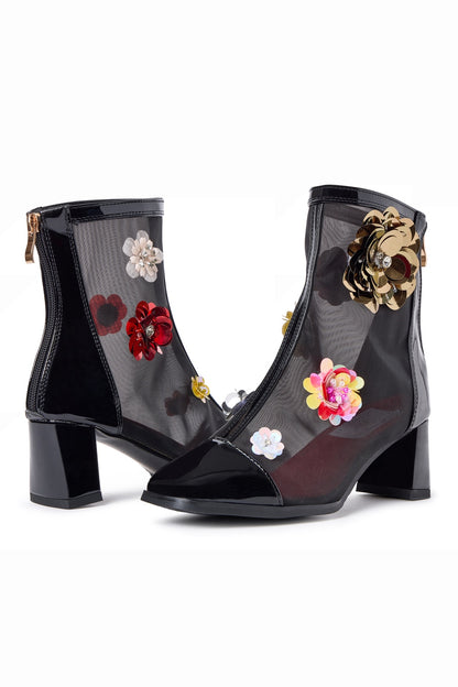 Javits Mesh Ankle Boots