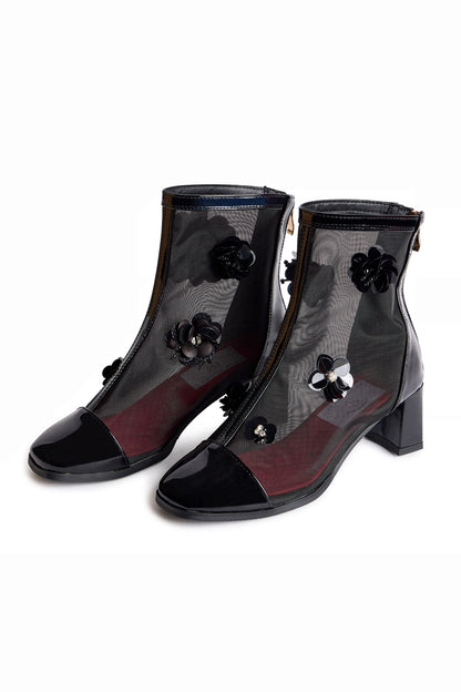 Javits Mesh Ankle Boots