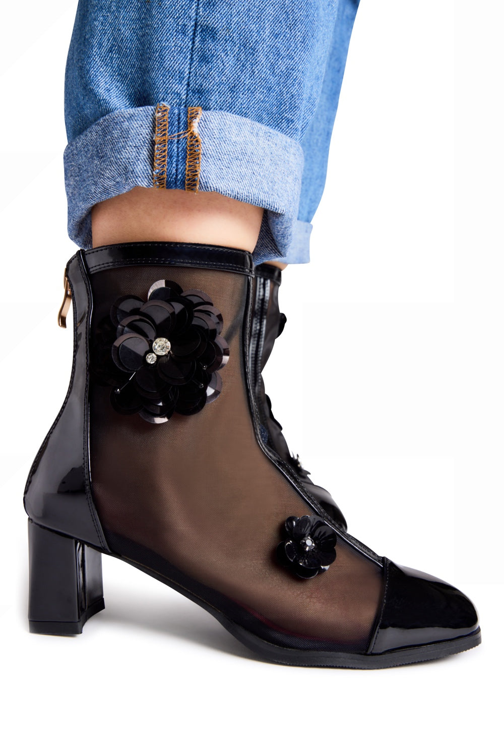 Javits Mesh Ankle Boots