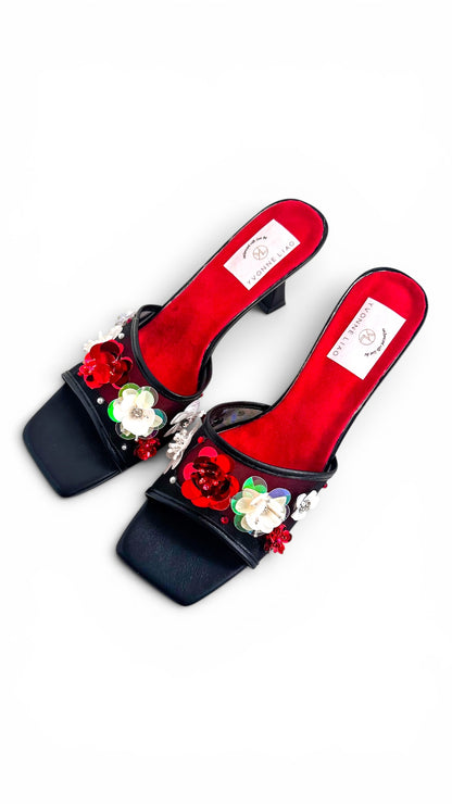 Chelsea II 3" Floral Heels