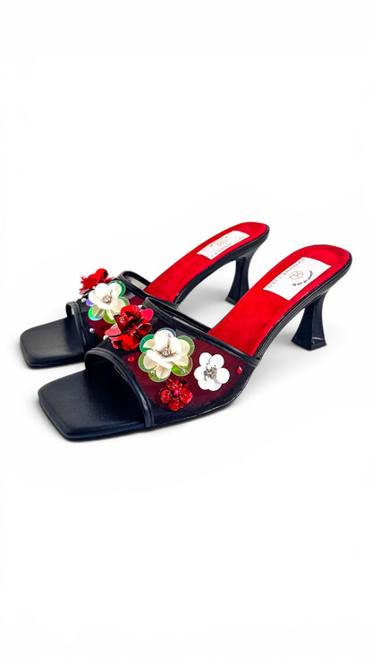 Chelsea II 3" Floral Heels