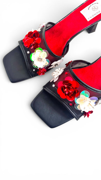 Chelsea II 3" Floral Heels