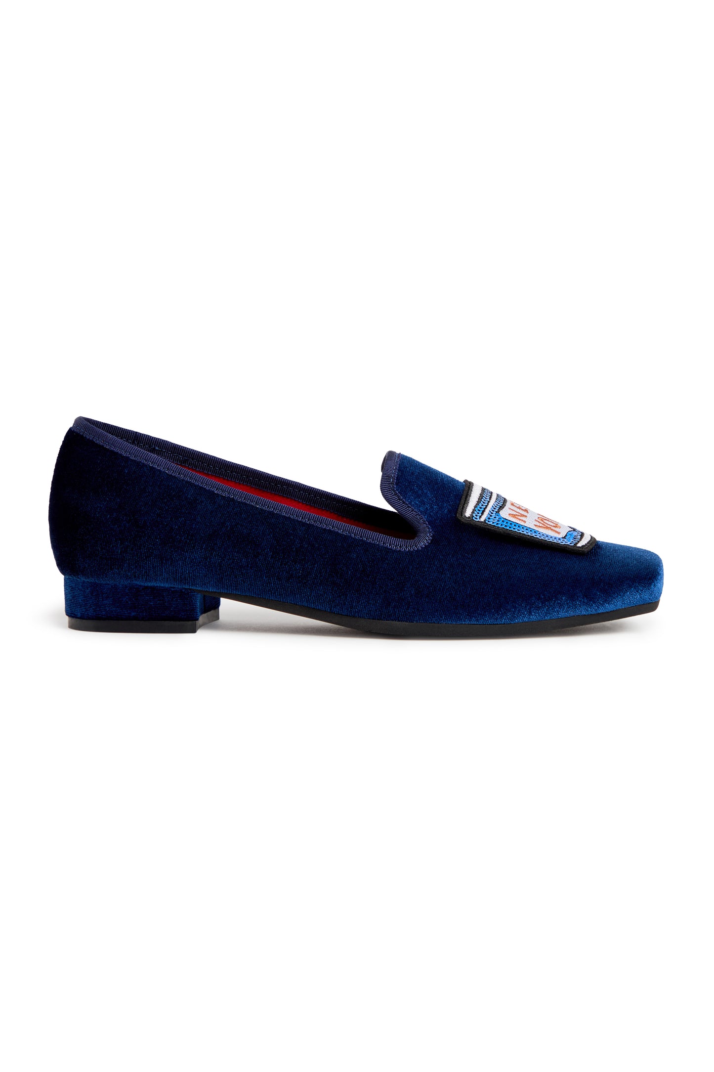 Bryant NYC Embellished Velvet Loafers