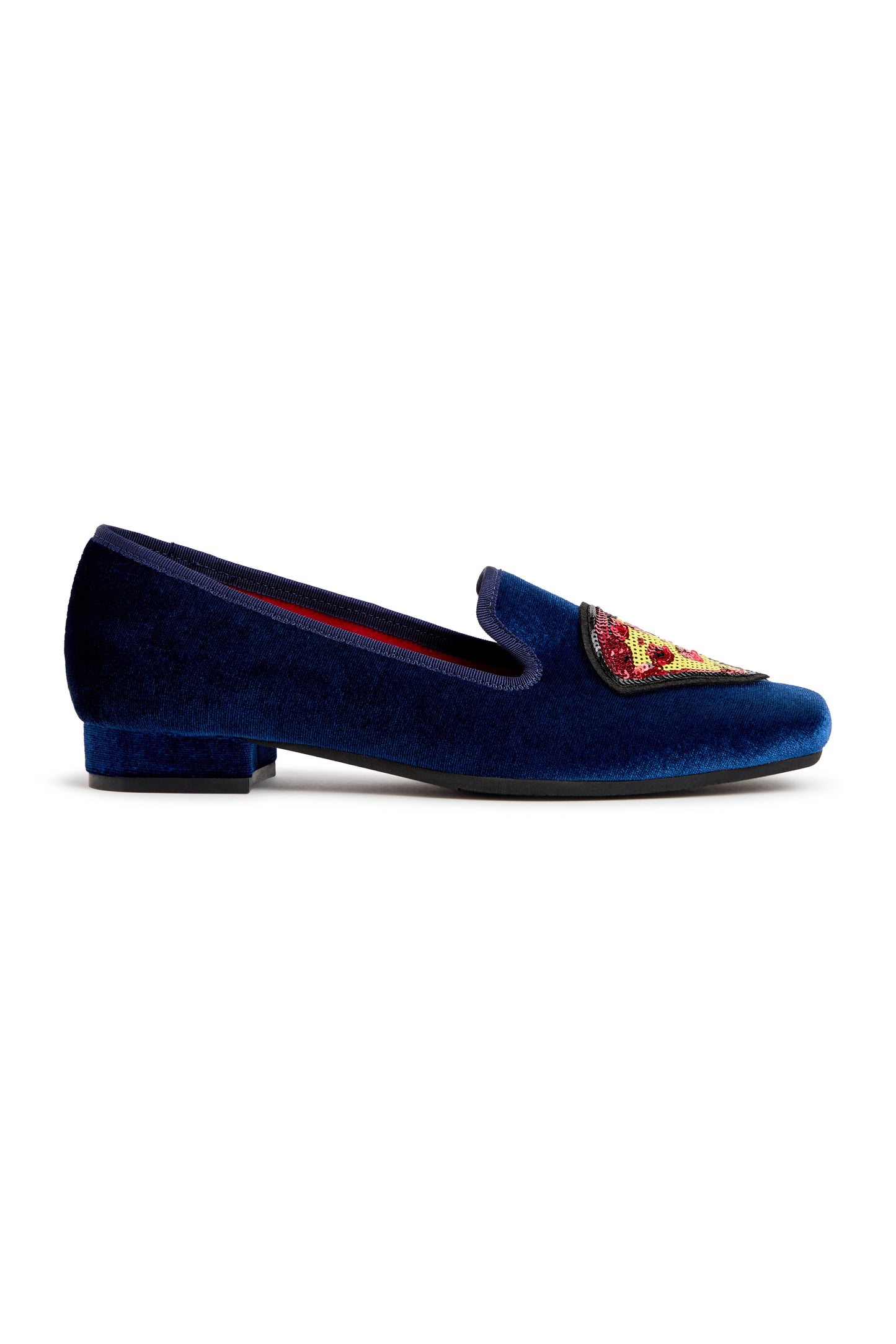Bryant NYC Embellished Velvet Loafers