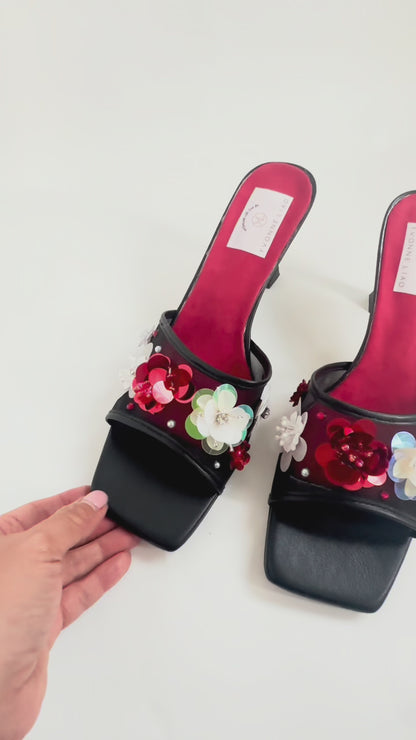 Chelsea II 3" Floral Heels